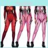 Потрясающий боди-колготки Zentai Ева Евангелион Аска Лэнгли Косплей костюм для женщин