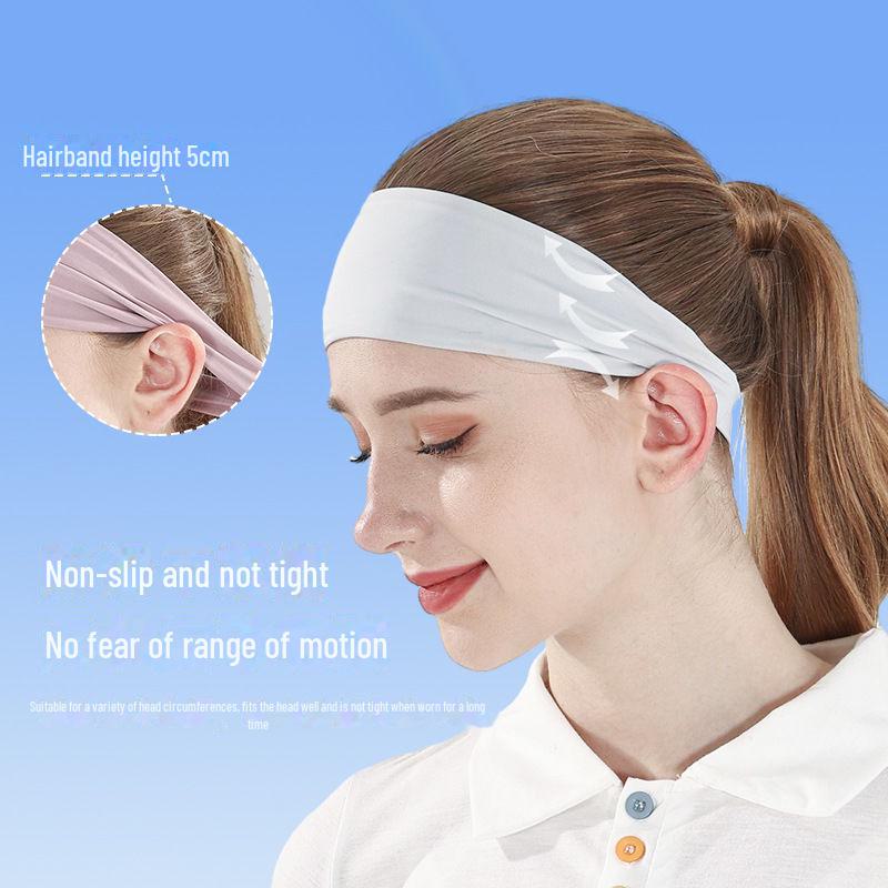 Unisex Anti-Slip, Sweat-Absorbing Sports Headband for Running & Yoga – Breathable, Antiperspirant Forehead Protection
