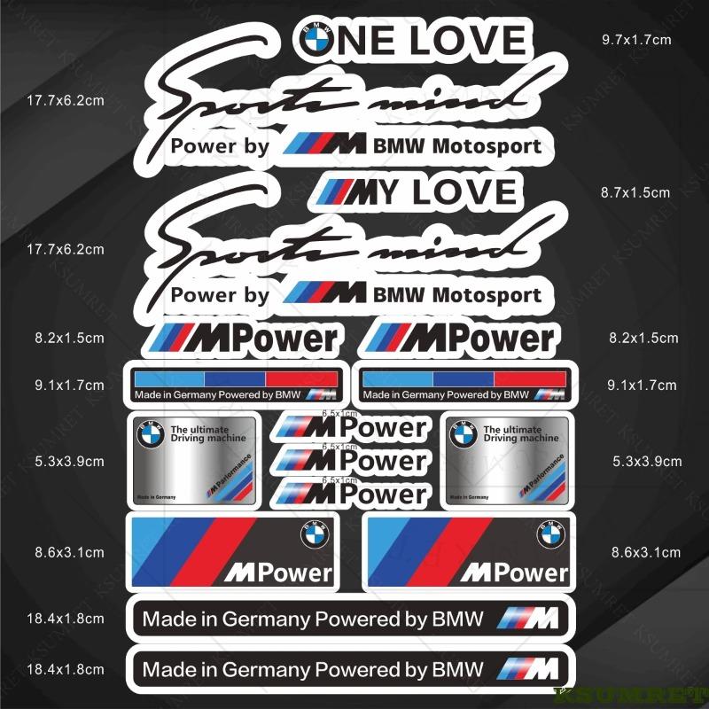 Винил для мотоцикла BMW, наклейка с логотипом