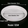 Thickened Round Plastic Flower Pot Water Tray - Large Draining Base for Succulents & Golden Pothos.