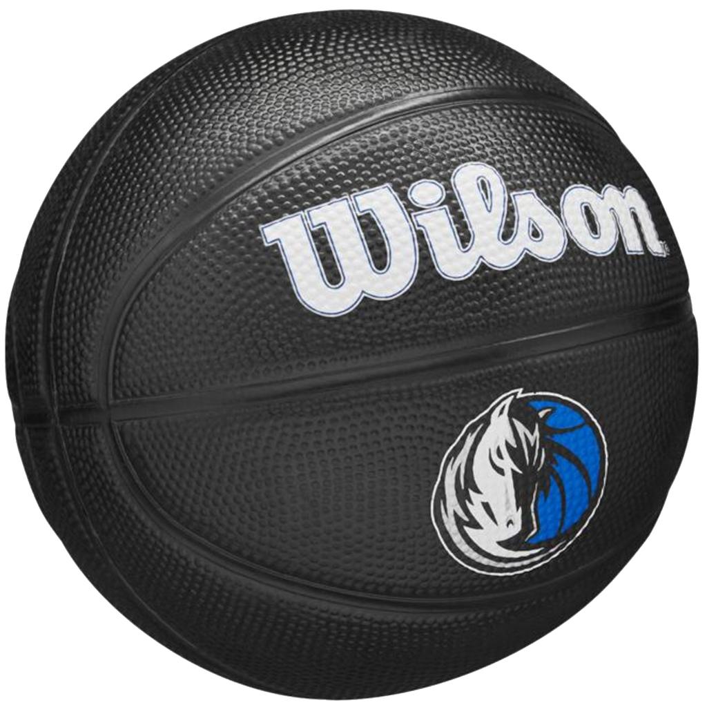 Wilson Мини-мяч Dallas Mavericks Team Tribute, Унисекс, черный Баскетбольный