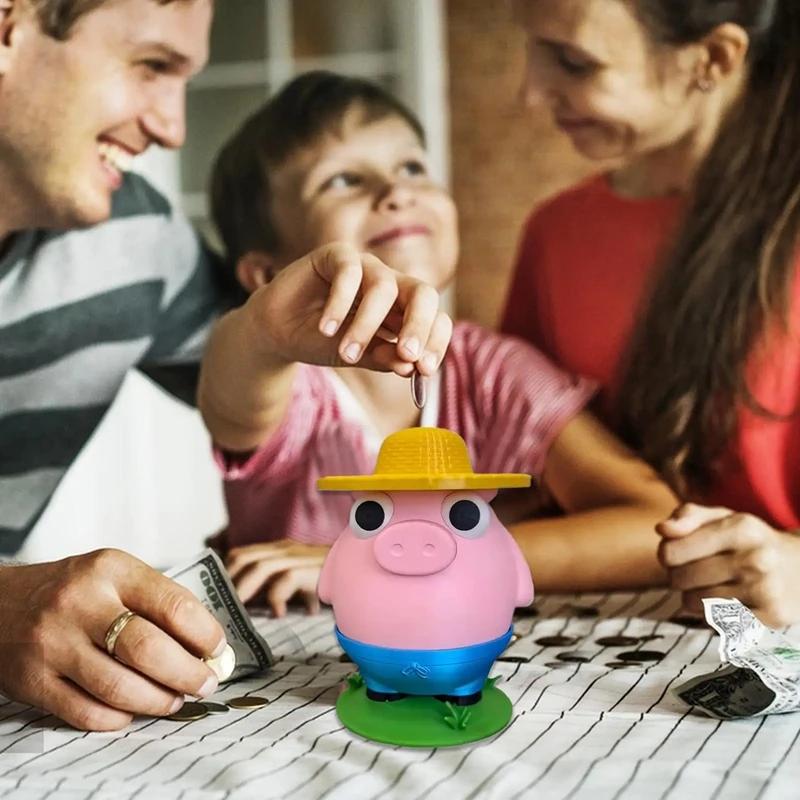 Копилка 3D-печатная животная копилка Денежный банк Игрушки-розыгрыши Милые Для стола Финансовое образование Дети Студенты Учителя