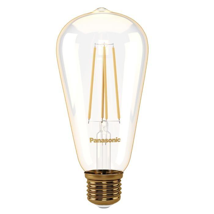ST64 LED Filament Bulb E27 7W 2000K Panasonic