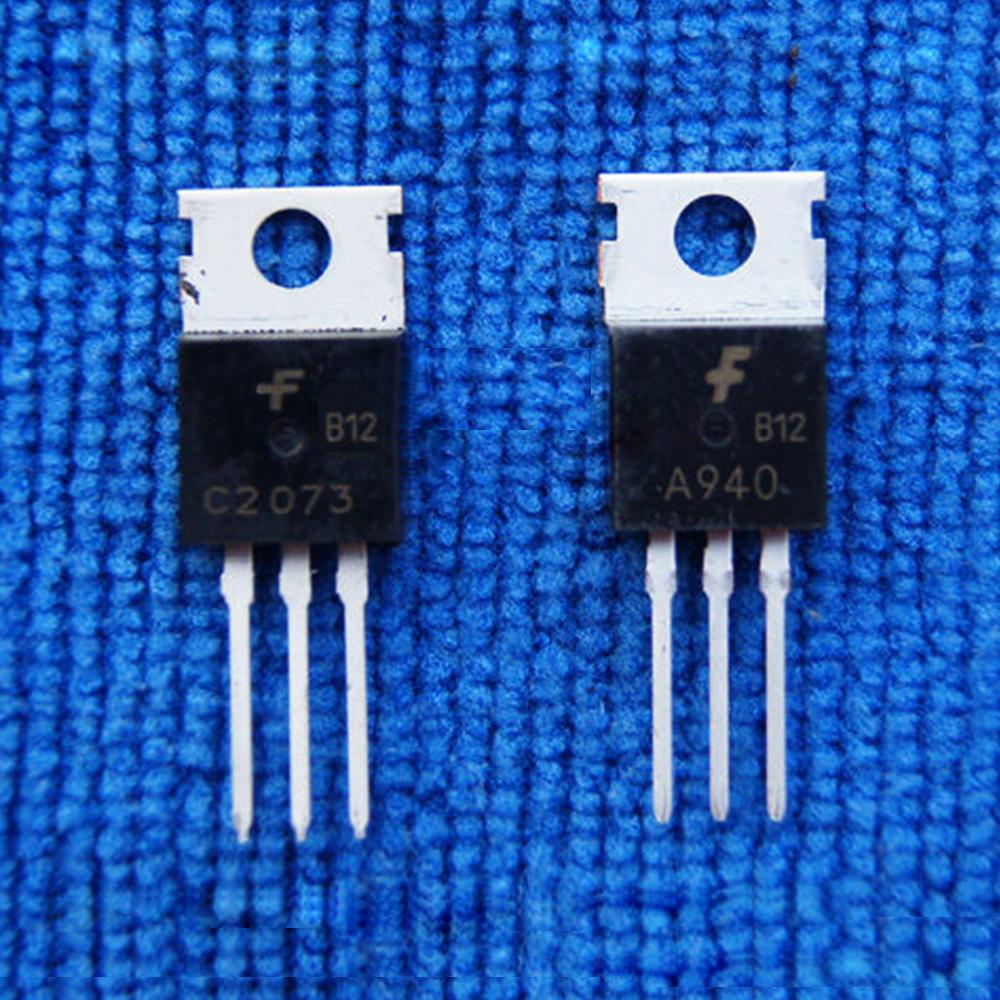 10 пар 2SA940/2SC2073 A940/C2073 Транзистор TO-220 FSC 2SA940 + 2SC2073 A940 + C2073 20 шт.