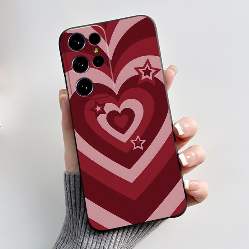 Чехол для Oukitel C61 Pro Чехол-обложка для Oukitel C61 GT Роскошный Милый Сердечко Заяц Забавный Черный ТПУ Мягкий Силикон Защитный Чехол для Телефона