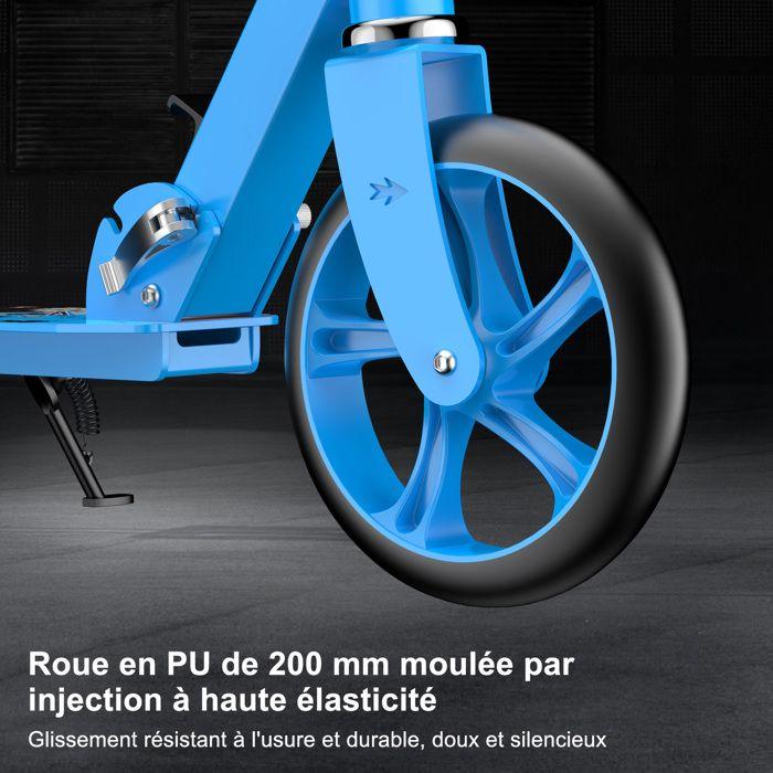 Самокат - FOXSPORT - Взрослый - Регулируемая высота - Нагрузка до 150 кг - Синий