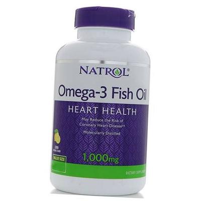 Омега 3, Рыбий жир, Omega-3 Fish Oil 1000, 60гелкапс Лимон (67358004)