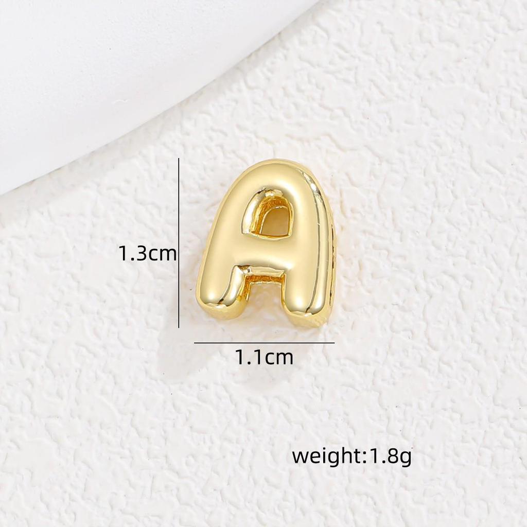 Регулируемый стальной браслет с 26 буквами английского алфавита - Ремешок для часов 10 мм, Ювелирное украшение для рук