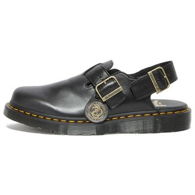 Черные кожаные кроссовки унисекс Jorge Made in England с ремешком на пятке 27493001