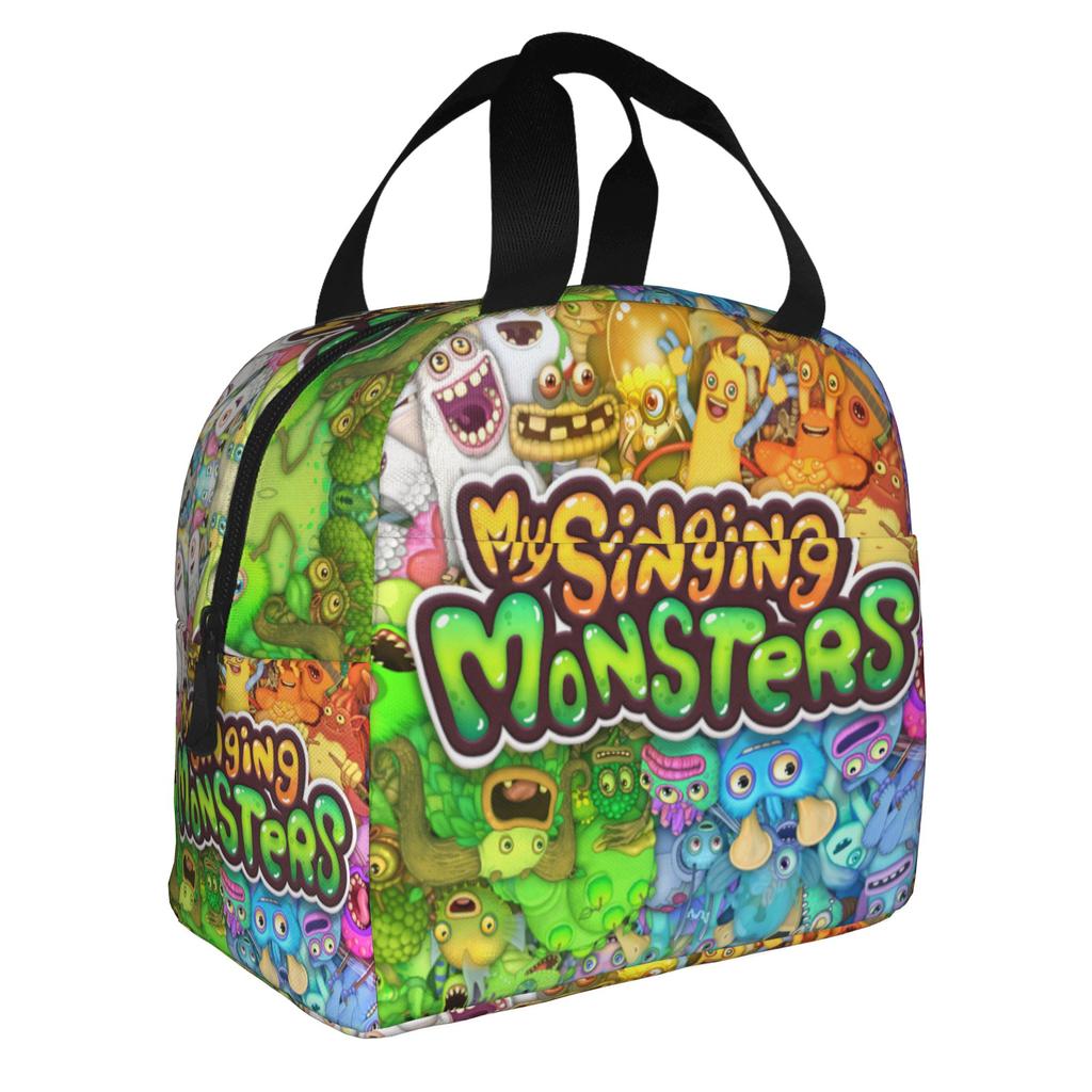 My Singing Monsters Lunch Bag Men Women Cooler Warm Insulated Lunch Box for School
