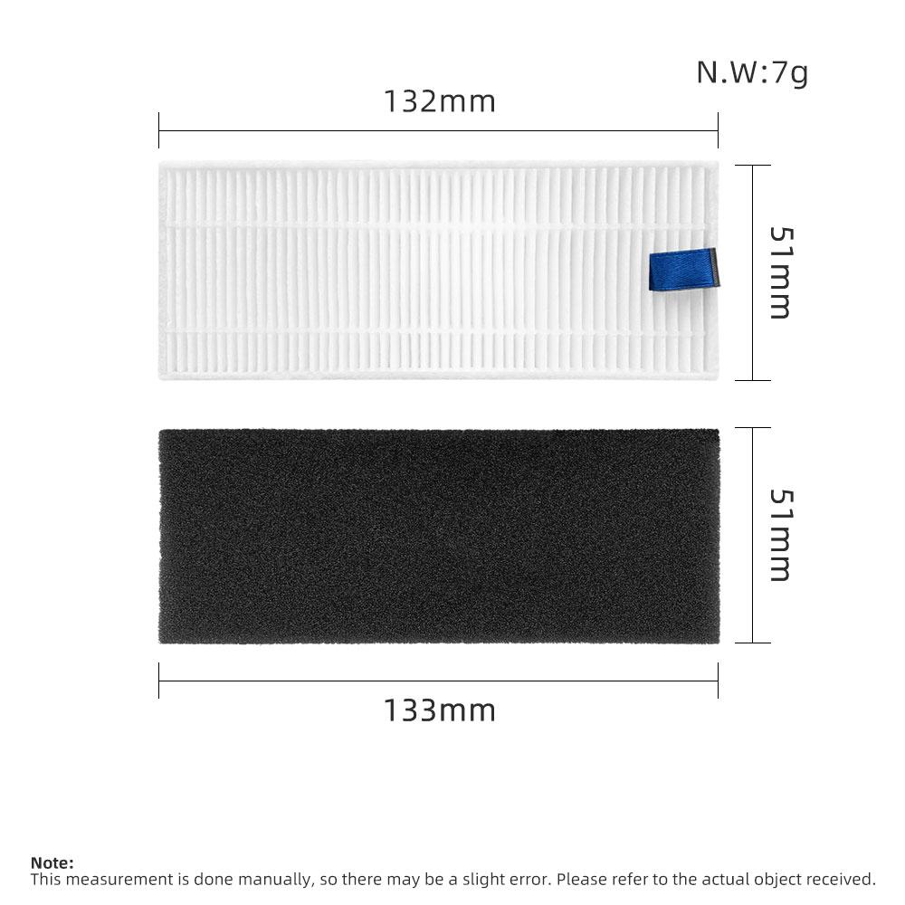 Совместимо для Tefal Rowenta Explorer 20 40 45 50, Аксессуары Isweep X3 Основная щетка Фильтр Боковая щетка Салфетка для швабры