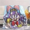 Dr. Slump  Print Flannel Blanket, High quality Comfortable for All Seasons, Home Decor, Warmth and Comfort