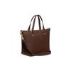 Coach Галерея 20 Однотонная сумка-тоут на молнии из кожи с фактурой крокодила Женская сумка-тоут Глубокий седельно-коричневый C9948-IMCWH