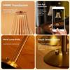 3 Color Dimmable Led Touch Table Lamp USB Rechargeable Beside Lamp Creative Gift Desk Light