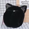Зимние наушники-ушанки для девочек с кошачьими ушками, складные, теплые, защитные, милые, с искусственным мехом, мягкие, пушистые, в корейском стиле, детские наушники-вкладыши