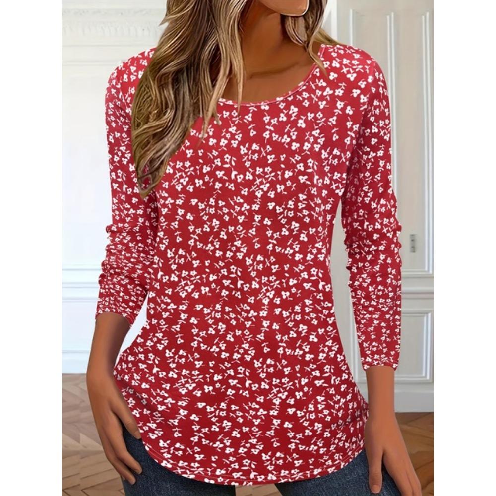 Футболка с длинным рукавом и ярким цветочным принтом 3D, модный узор, женская одежда, повседневная одежда y2k, женская одежда Harajuku