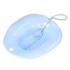 Sitz Bath Universal Squat Free Toilet Bath Seat with Flusher for Postpartum Care Hemorrhoids Blue