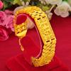 Gold Color Baifu Bracelet Men's Sha Jin Fu Zi Boss Zhaocai Transfer