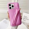 Портативный силиконовый чехол для телефона в виде блеска для губ для iPhone 17 11 12 13 14 15 16 Pro Max Plus с держателем для помады, мягкая обложка