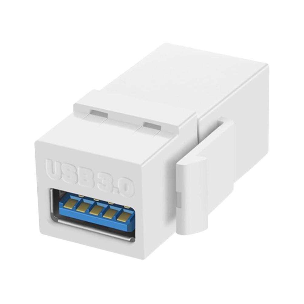 Вставки типа Keystone USB 3.0 для подключения оборудования с USB-портом, гнездовая вставка-переходник, защелкивающийся разъем, гнездо-адаптерный порт