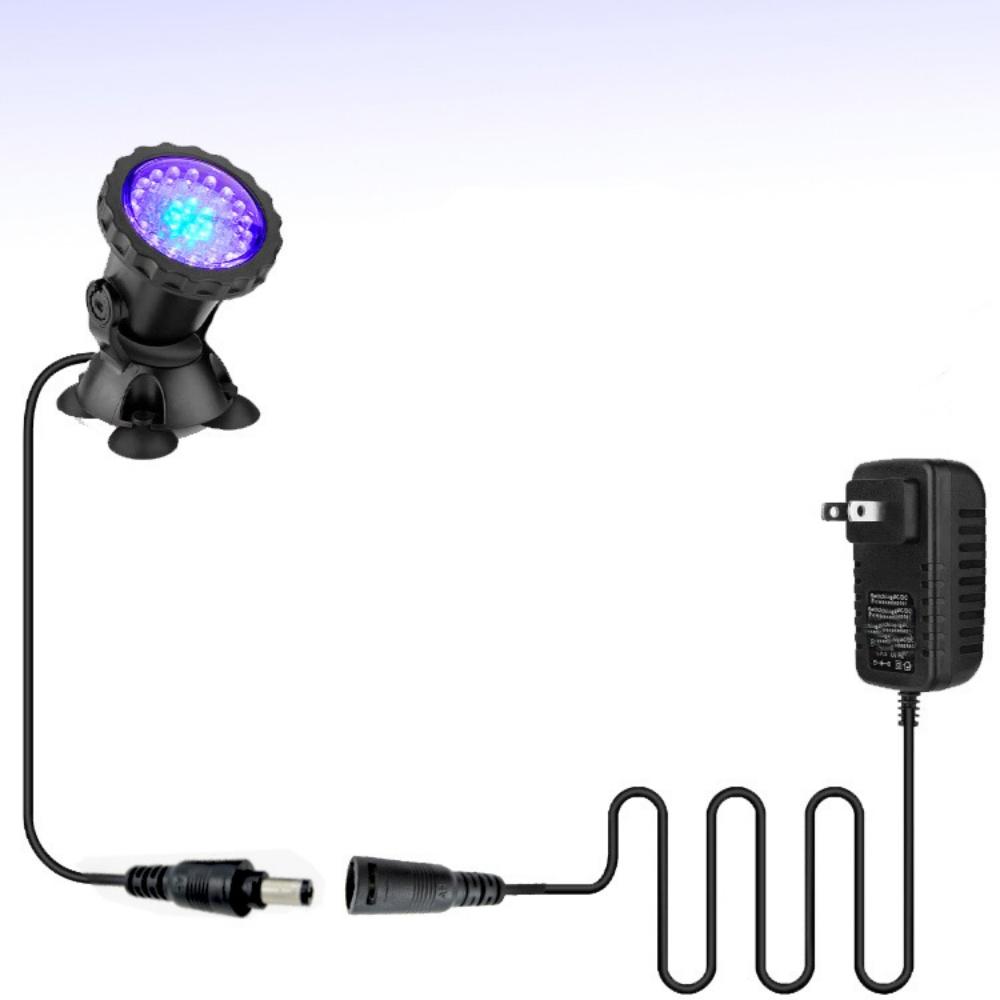 Водонепроницаемые светодиодные подводные светильники IP68 12 В RGB Многоцветный Свет для аквариума Садовый Фонтан Пруд Аквариум Бассейн Прожектор