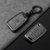 For VOLKSWAGEN VW For VW Volkswagen Golf 7 MK7 Tiguan MK2 T-roc T-cross High Quality Leather Car Key Case Protector Cover Shell