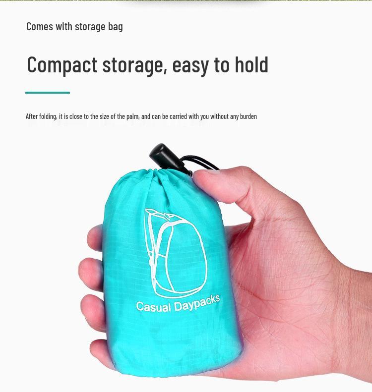 Сверхлегкий складной дорожный рюкзак для мужчин и женщин - спортивная сумка для активного отдыха