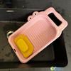 Thicken Laundry Board Plastic Integrated Lovely Washing Board Clothes Washboard  Home Use Laundry