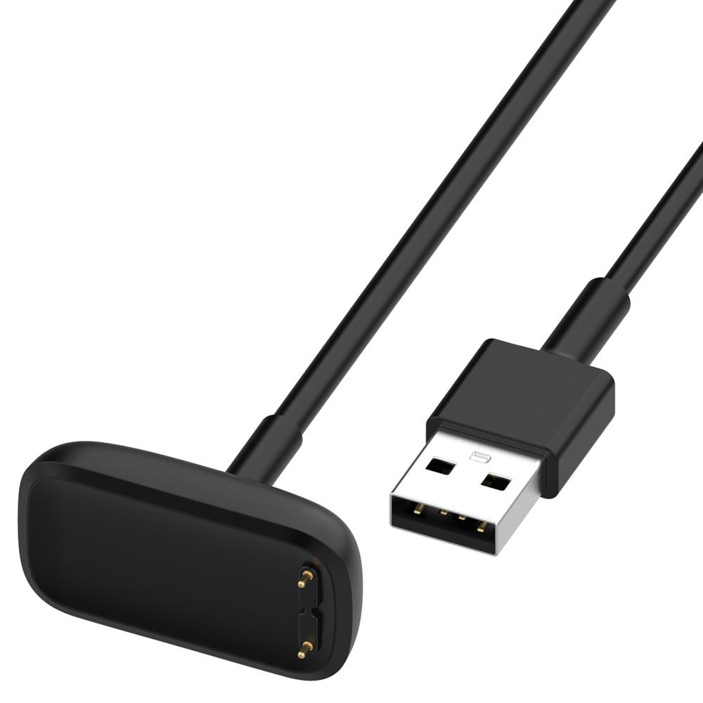 Зарядное устройство длиной 3,3 фута для Fitbit Charge 5/ Charge 6/Luxe Зарядный кабель Сменный USB-кабель для Fitbit Charge 6 Band Сильный магнит