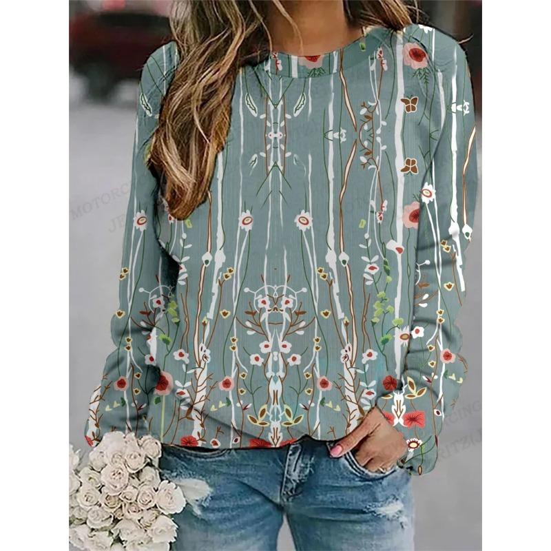 Цветочная толстовка с капюшоном для женщин Модные кавайные толстовки с капюшоном для женщин Толстовки с капюшоном с растительным и цветочным принтом Весенние пальто с капюшоном для девочек Топы Y2k