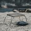 Compact Foldable Camping Burner Rack | Folding Campfire Grill, Space-Saving,
