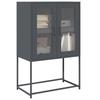 VidaXL Highboard Anthracite 68x39x107 Cm Steel, Cabinet, Storage Cabinet, Highboard, Sideboard, Cabinet 853376