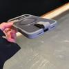 Matte Metal Stand Holder Case For For Iphone 17 Air 16 1 14  Plus 13 12 Pro Max 11 Transparent Wrist Strap Cover