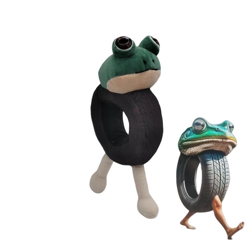 Boneca ambalam Tire Frog Bobrinni cocosini Capybara Coconut Shell Plush Toy Funny Tungtungsahur Stuffed Doll Kids Birthday Gifts