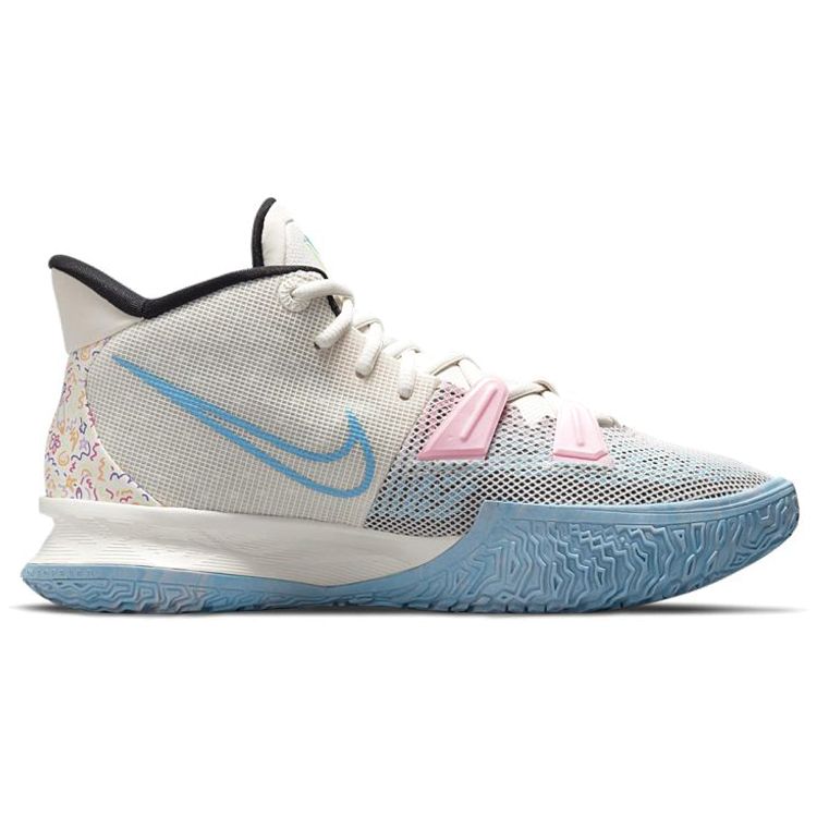Nike Кроссовки унисекс Kyrie 7 EP Pale Ivory Кремовый хлор-синий Черный CZ0143-100