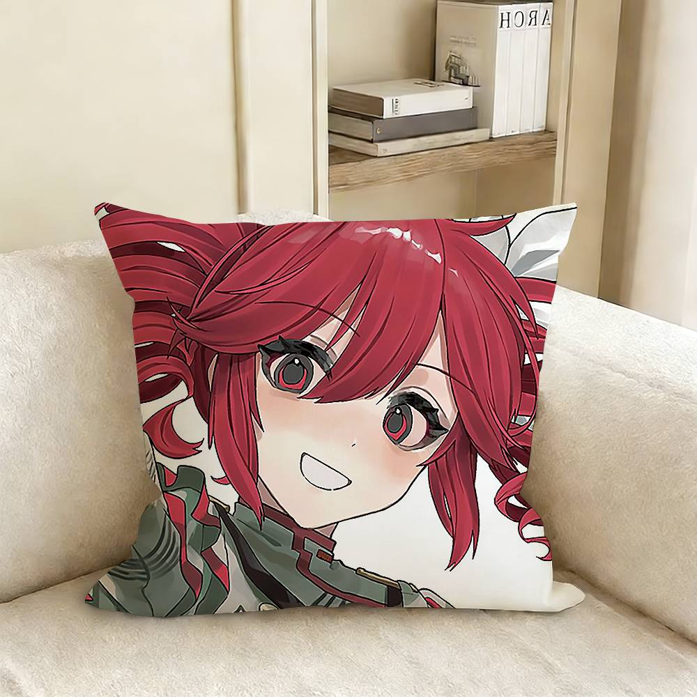 Cute Girl K-Kasane T-Teto Various Sizes Square Pillow Case For Car Home Bedchamber Decor