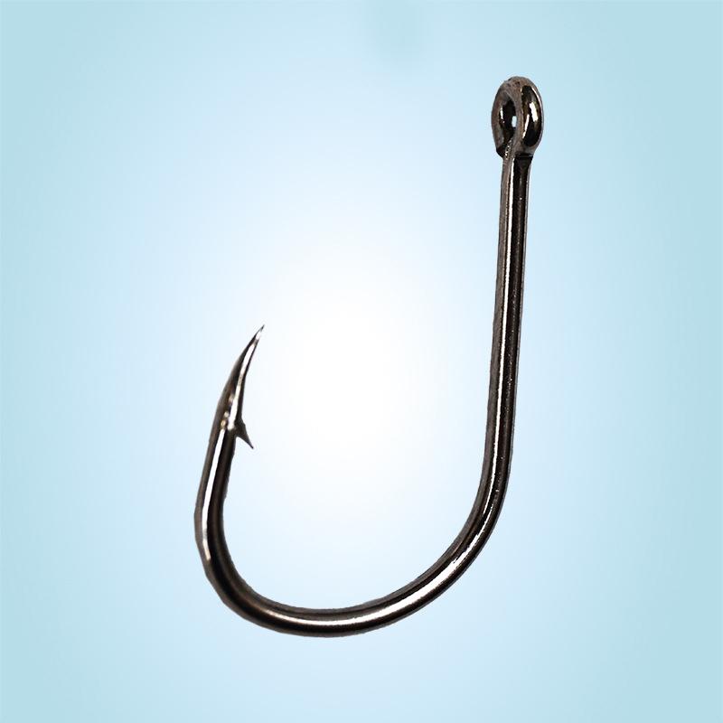 1 Box High Carbon Steel Circle Fishing Hooks Freshwater Fishhook Hole Strong Carp Fish Tackle High Quality
