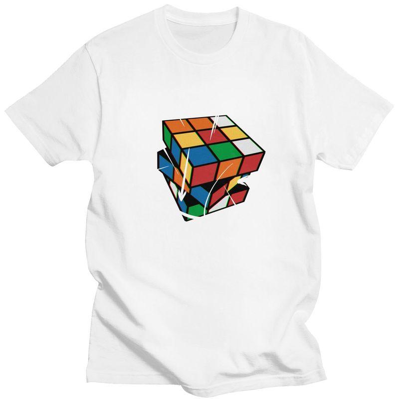 Custom Rubix Rubiks Cube Math Formula T Shirt for Unisex Tshirt Casual Tees Geek Magic Gift T-shirt Slim Fit Clothing
