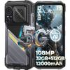 Прочный смартфон HOTWAV Hyper 8 Pro 5G, 32(12+20)GB 512GB Прочный телефон Android 15, 6.78" FHD, 12000 мАч