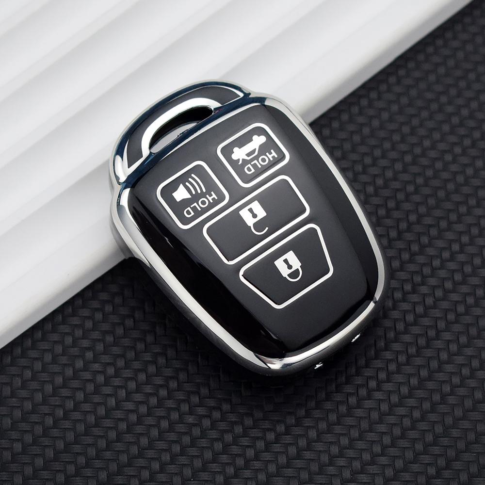 2/3/4 Кнопки ТПУ Автомобильный Чехол Держатель Брелка Защитник Для Toyota Camry Rav4 Corolla Tacoma Vios Prius C Highlander Чехол для Автомобильного Ключа Cas