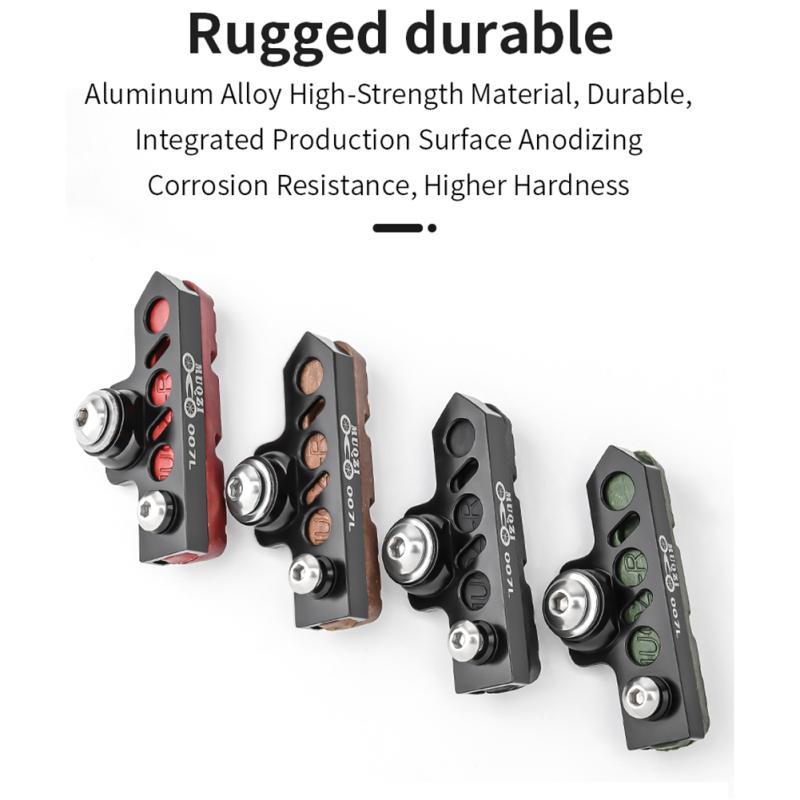 1 пара резиновых тормозных колодок C-образного типа, износостойкие шумопоглощающие удлинительные тормозные колодки для дорог