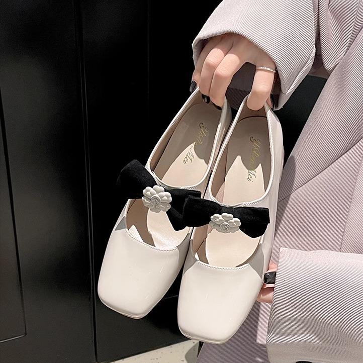 Temperament Fashionable Black Retro Platform Small Leather Shoes Women's 2025 New Spring and Autumn Skirt French Mary Jane Single Shoes