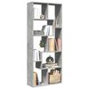 VidaXL Room Divider Shelf Concrete Grey 67x25x161.5 Cm, Shelf, Bookcase, Storage Shelf, 858078