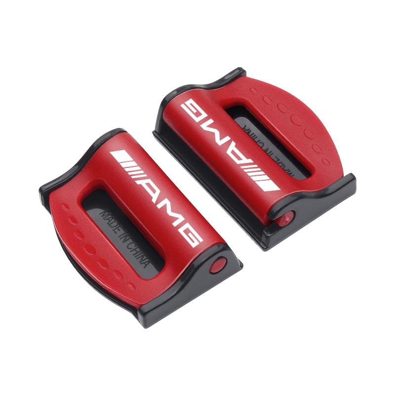 2 шт. Зажим для пряжки ремня безопасности автомобиля, стопор ремня безопасности, регулировочный зажим для Mercedes-Benz AMG C500 C200 C300 A B C E GLA CLA GLK GL ML GLE W204 W205 W211