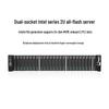 24-отсековый NVME полностью флеш двухпроцессорный Xeon 4-го/5-го поколения гиперконвергентный 2U сервер для монтажа в стойку