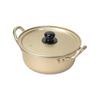 Ramen Pot, 18cm Deep, Aluminum, Gas Stove Only, Lightweight, Hanmi-ya HC-78