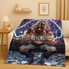 2026 New Top Hip Hop Rapper Star Cartoon Art Flannel Blanket,Ultra Soft Warm Plush Throw for Home Bedroom Bed Sofa Cover Office