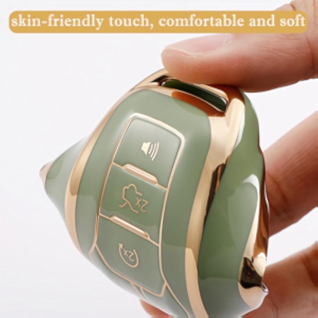 Для чехла на брелок Ford с цепочкой для ключей, мягкий чехол из ТПУ премиум-класса с полной защитой для ключа Ford Fusion Mustang, защитный чехол для дистанционного ключа Lincoln Smart