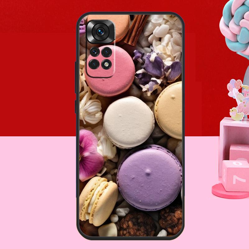 Чехол-футляр для десертного мороженого и макарон для Xiaomi Redmi Note 14 13 12 11 10 15 Pro Plus Redmi 15 C 10C 12C 13C 14C Мягкий чехол