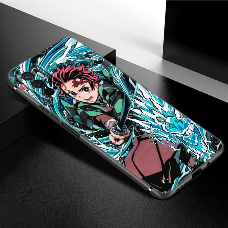Чехол для телефона «Аниме Demon Slayer Kamado Tanjirou» для Xiaomi Redmi Note 11 10 9 8 T Pro 10S 5G 9A 9C 9S, мягкий черный чехол из ТПУ